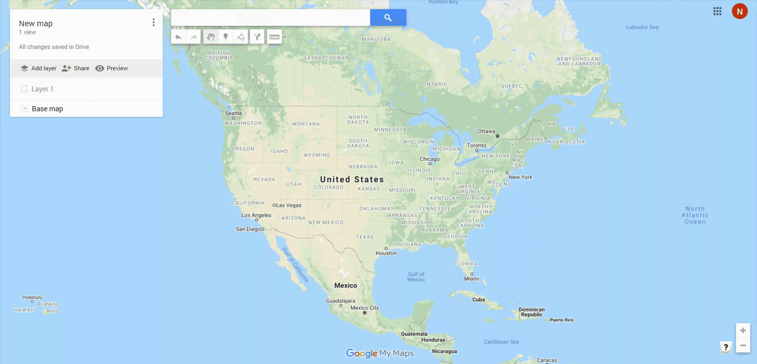 How to share Google My Maps map to SimpleCrew