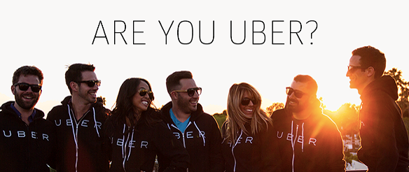 A photo of Uber brand ambassadors